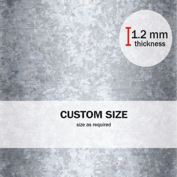 Galvanised Sheet Custom Size (1.2mm Thickness)