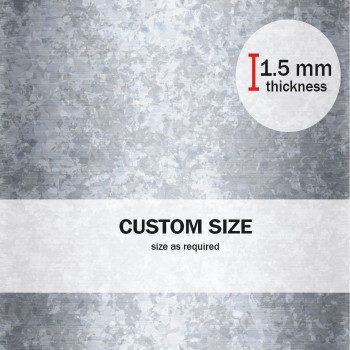 Galvanised Sheet Custom Size (1.5mm Thickness)