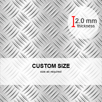 TreadPlate Custom Size (2.0mm Thickness)
