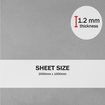 Zintec Sheet (2000mm x 1000mm x 1.2mm)